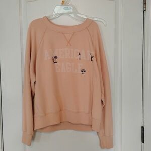 American Eagle Light Pink Knit Top